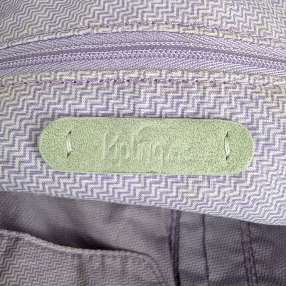 Kipling GEENA Large Shoulder Bag Purple- Good condition- Fast Ship - Picture 11 of 16